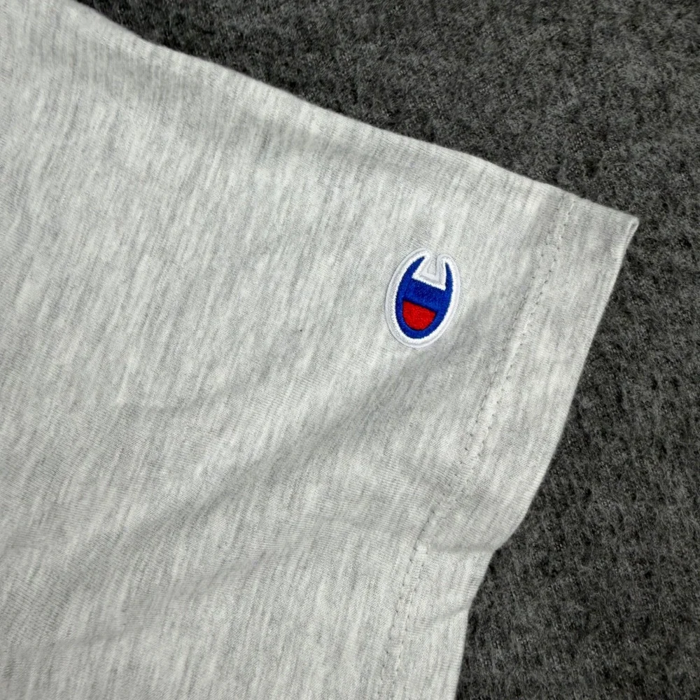 Champion Men's XL Lifes A Trip Graphic T-Shirt Gray Short Sleeve Smiley Face Tee - Picture 5 of 8